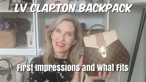 LV CLAPTON BACKPACK: First Impressions and What Fits